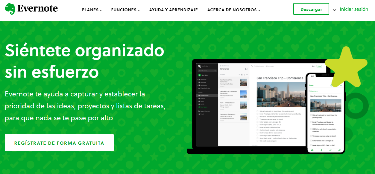 evernote herramienta gratuita para empresas